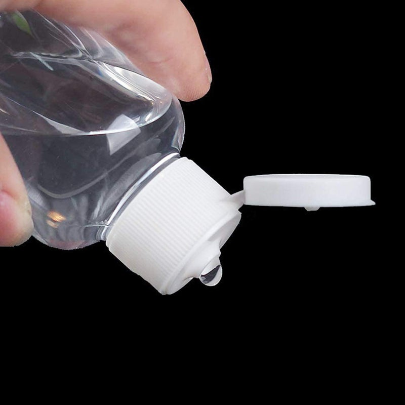 TRENDBOX 8oz/250ml Clear Bottles with Flip Cap Lid BPA-Free Travel Containers For Shampoos,Lotions and Massage Oils - 20 Pack - Image 5